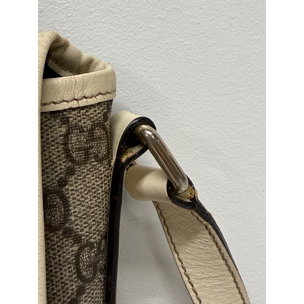Gucci GG Supreme Beige Messenger Crossbody Bag With COA - Picture 4 of 11